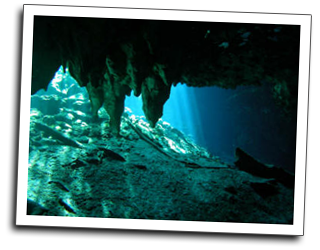 diving underground